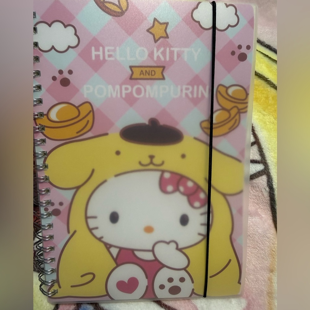 🆕 Hello Kitty Pompompurin Spiral Notebook